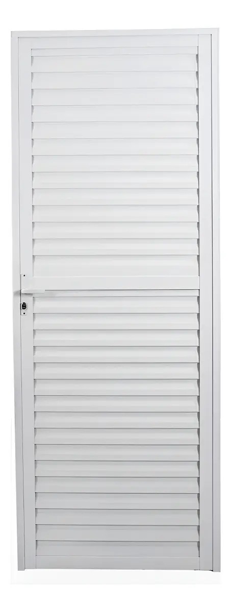 Porta De Alumínio Laminada 210x70cm