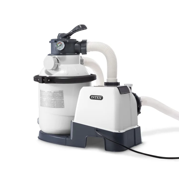 Bomba Filtrante Sistema de Areia para Piscina 29.100L 130W Krystal Clear Intex