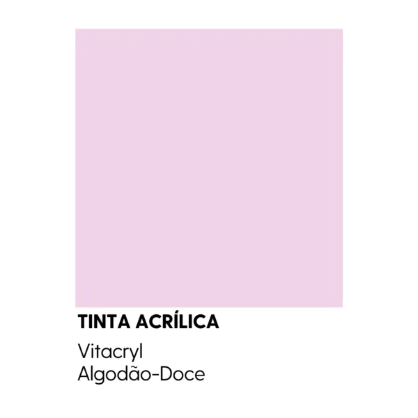 Tinta Emborrachada Acetinada Rosas - Algodão-doce - 3 6 Lts